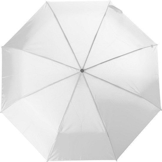 Ручна парасолька, складана, колір білий - V4238-02
