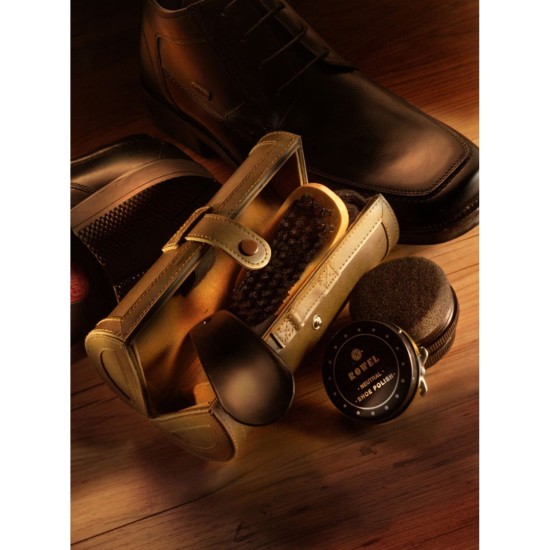 Набір лаку для взуття, колір коричневий - V4309-16