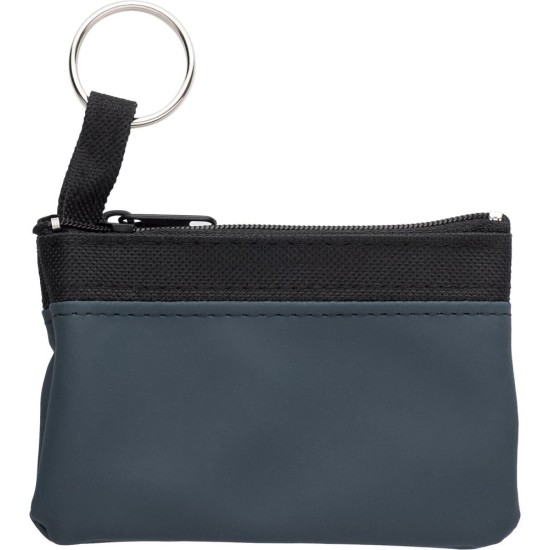 Ключниця, гаманець на блискавці та брелоком, колір кобальт - V4370-04