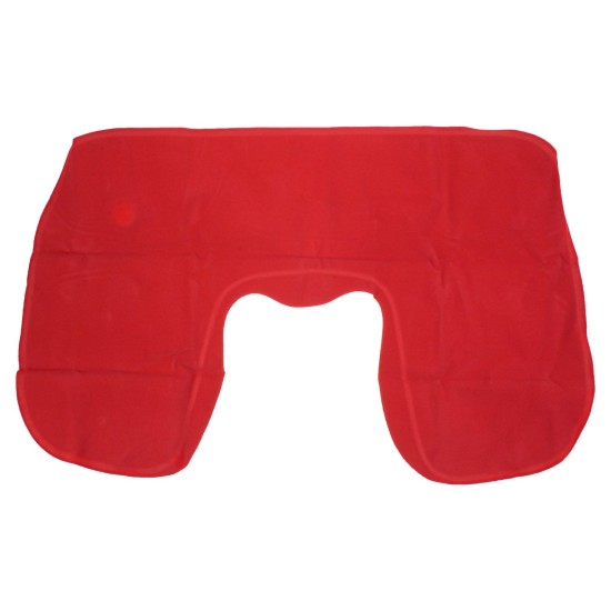 Надувна подушка для подорожей, колір червоний - V4701-05