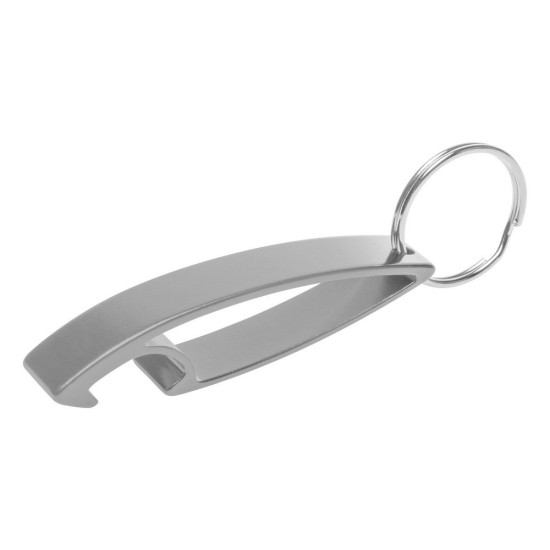Брелок для ключів, відкривачка, колір сріблястий - V4760-32