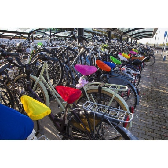 Чохол для велосипедного сидіння, колір рожевий - V5550-21