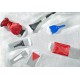 Шкребок для льоду в рукавичці, колір червоний - V5723-05