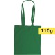 Сумка для покупок з довгими ручками, колір зелений - V5801-06