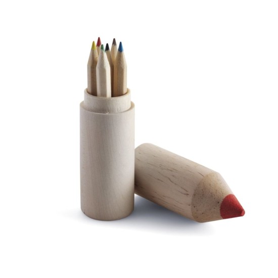 Набір кольорових олівців, колір натуральний - V6299-17