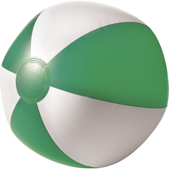 Надувний м'яч для пляжу, колір зелений - V6338-06
