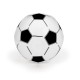 Надувний м'яч футбол, колір білий - V6341-02