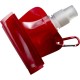 Пляшка для води складана Voyager, з карабіном, 420 мл, колір червоний - V6503-05