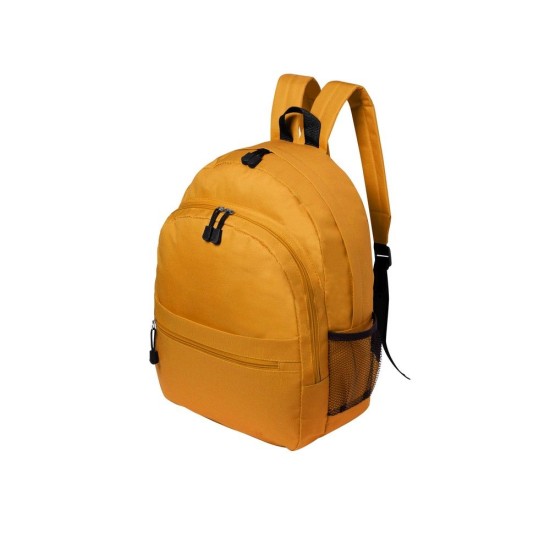 Рюкзак із двома відділеннями на блискавці, м’якою спинкою, колір помаранчевий - V6713-07
