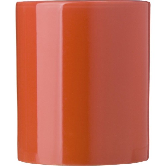 Кружка керамічна 300 мл, колір помаранчевий - V6987-07