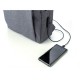 Рюкзак для ноутбука Voyager USB, колір чорний - V6989-03