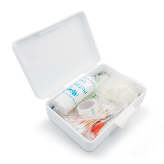 Аптечка Ramona в пластиковому кейсі, 64 шт, колір білий - V7249-02