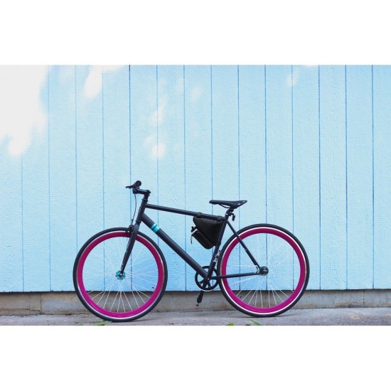 Сумка велосипедна з тримачем для пляшки, колір чорний - V7251-03