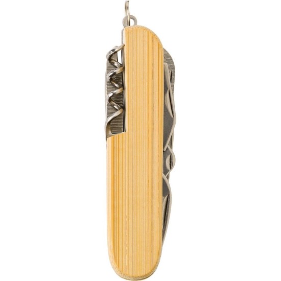 Мультиінструмент 9 в 1, кишеньковий ніж, брелок, колір натуральний - V7261-17