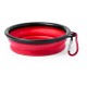 Складна миска для собаки, колір червоний - V7353-05
