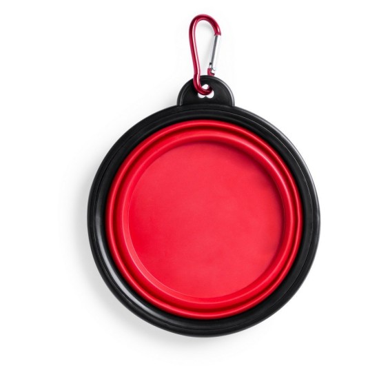 Складна миска для собаки, колір червоний - V7353-05
