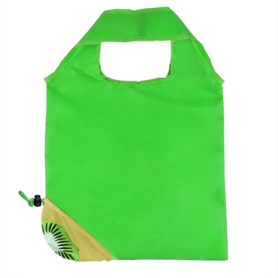 Складна сумка для покупок, колір біло-зелений - V7531-62