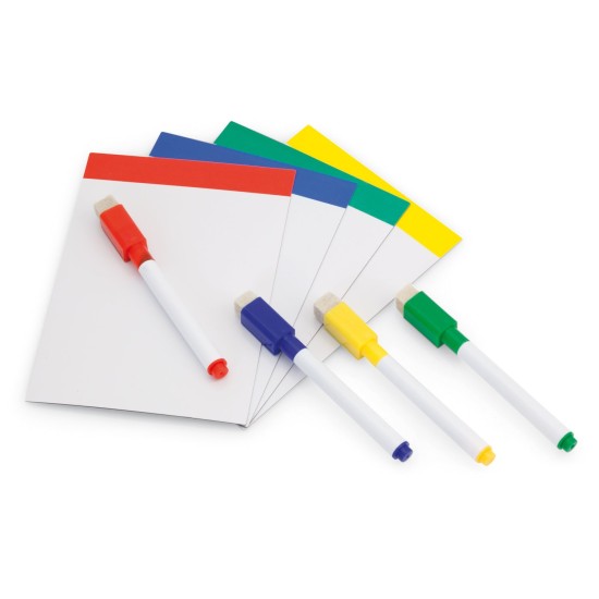 Магнітна дошка для написання, маркер з фетровим наконечником, гумка, колір кобальт - V7560-04