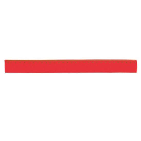 Гнучка лінійка, колір червоний - V7624-05