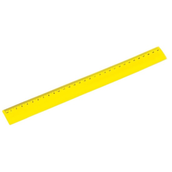 Гнучка лінійка, колір жовтий - V7624-08