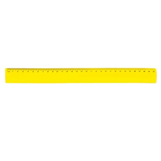 Гнучка лінійка, колір жовтий - V7624-08