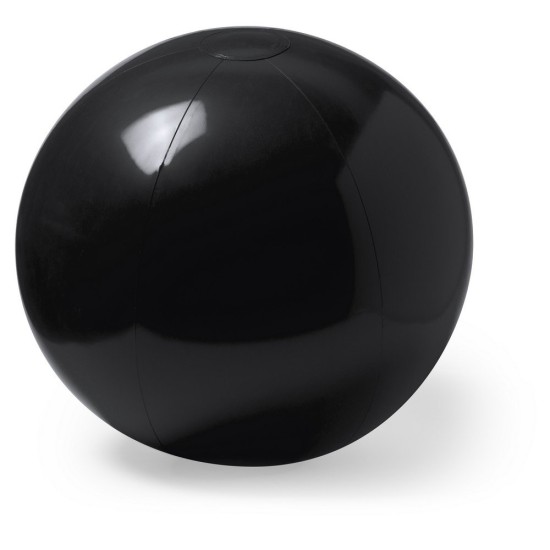Надувний м'яч для пляжу, колір чорний - V7640-03