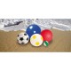 Надувний м'яч для пляжу, колір чорний - V7640-03