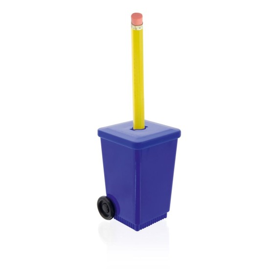 Точилка для олівців смітник, колір кобальт - V7648-04
