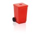 Точилка для олівців смітник, колір червоний - V7648-05
