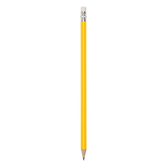 Олівець з гумкою, колір жовтий - V7682-08