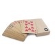 Гральні карти Harper з переробленого паперу, 54 ел., колір світло-коричневий - V8097-00
