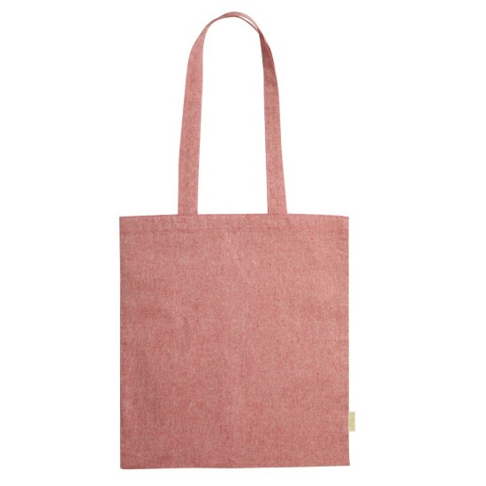 Еко-сумка для покупок з довгими ручками, колір червоний - V8167-05
