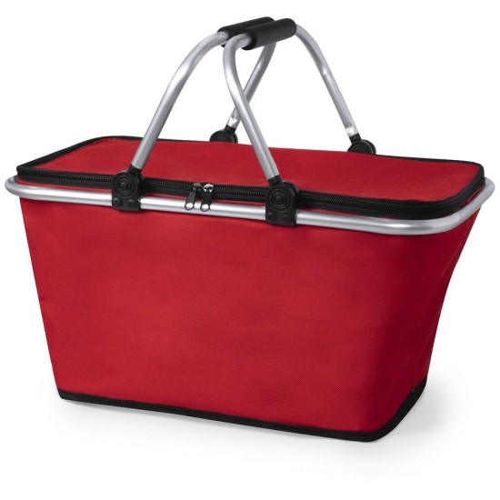 Складний кошик для покупок, сумка-холодильник, колір червоний - V8187-05