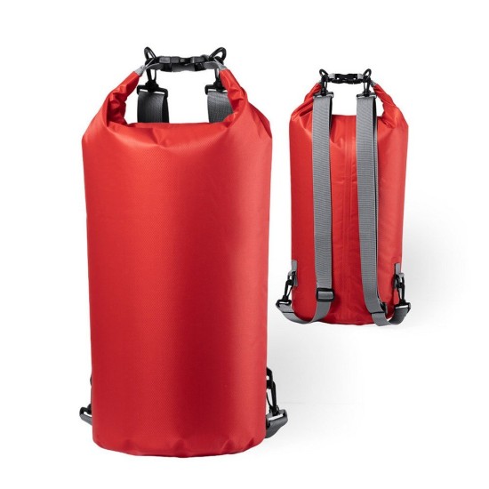 Водонепроникна сумка, мішок 20 л, колір червоний - V8188-05