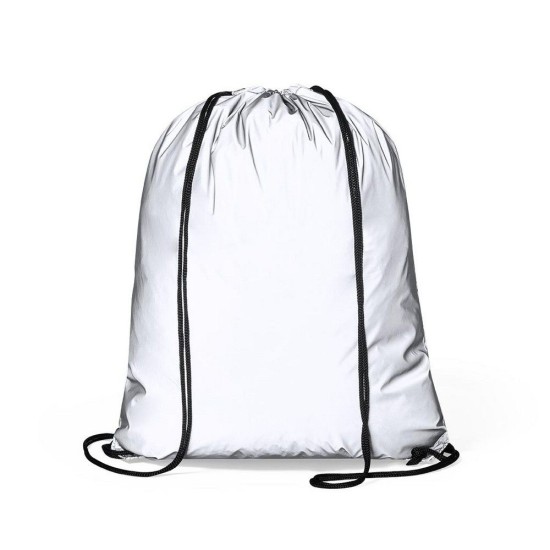 Водовідштовхувальна сумка на шнурку, світловідбиваюча, колір графітовий - V8261-15
