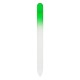 Скляна пилочка для нігтів, колір зелений - V8480-06