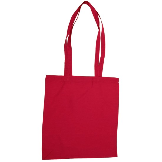 Еко-сумка для покупок з довгими ручками, колір червоний - V8481-05