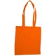 Еко-сумка для покупок з довгими ручками, колір помаранчевий - V8481-07