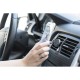 Магнітний держатель телефону для автомобіля, колір сріблястий - V8774-32
