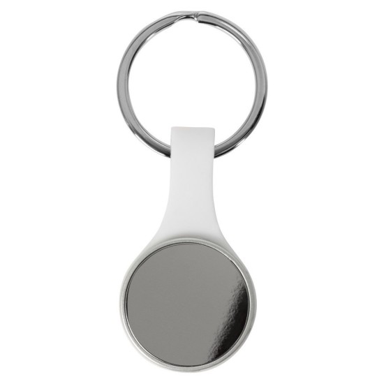 Брелок для ключів, дзеркало білий - V8993-02