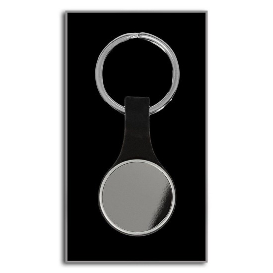 Брелок для ключів, дзеркало, колір чорний - V8993-03