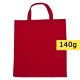 Еко-сумка для покупок з короткими ручками, колір червоний - V9414-05