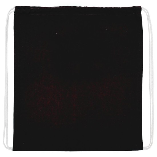 Еко-мішок бавовняний, колір чорний - V9484-03