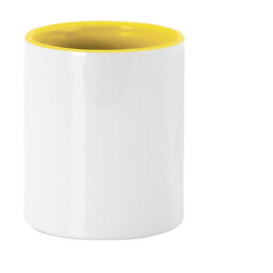 Кружка керамічна 350 мл, колір жовтий - V9504-08