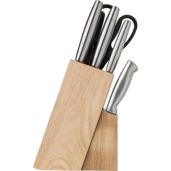 Набір кухонних ножів, колір натуральний - V9564-17