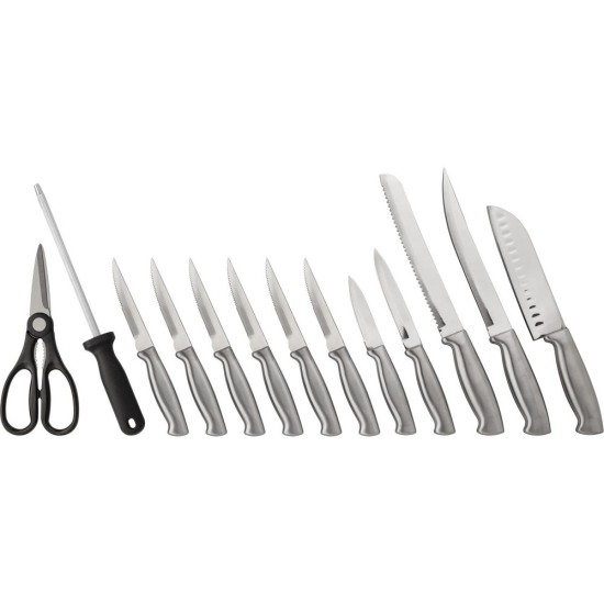Набір кухонних ножів, колір натуральний - V9564-17