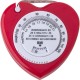 Рулетка медична 1,5 м Серце, колір червоний - V9566-05