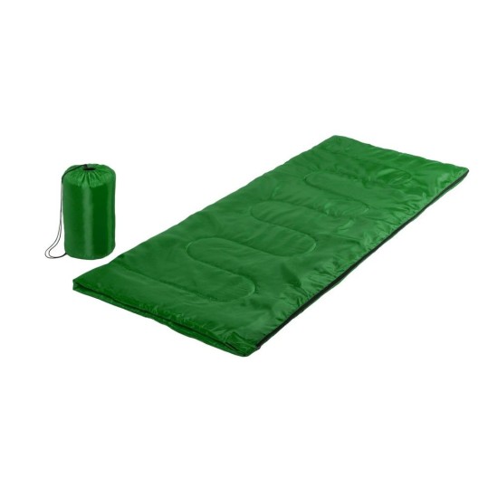 Спальний мішок в чохлі, колір зелений - V9629-06