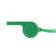 Свисток з шейним шнуром, колір зелений - V9666-06