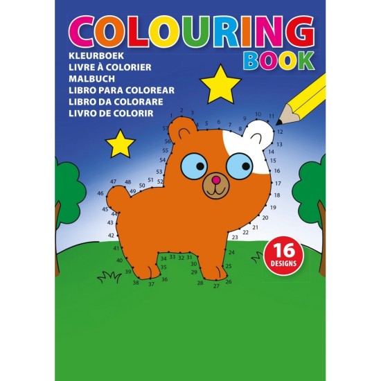 Книжка-розмальовка, колір мультикольоровий - V9670-99